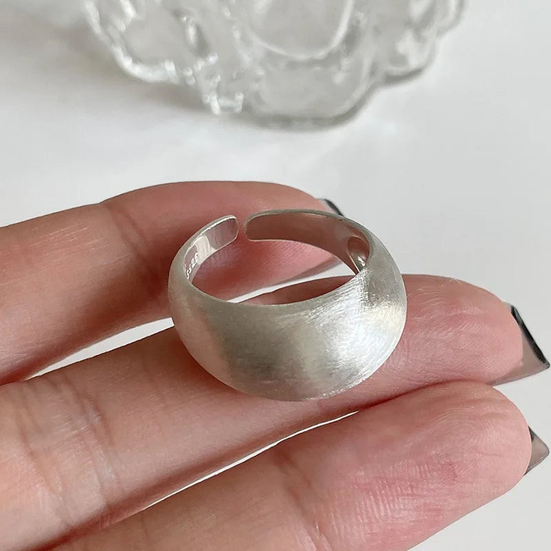 Brushed Dome Ring