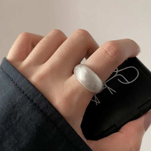 Brushed Dome Ring