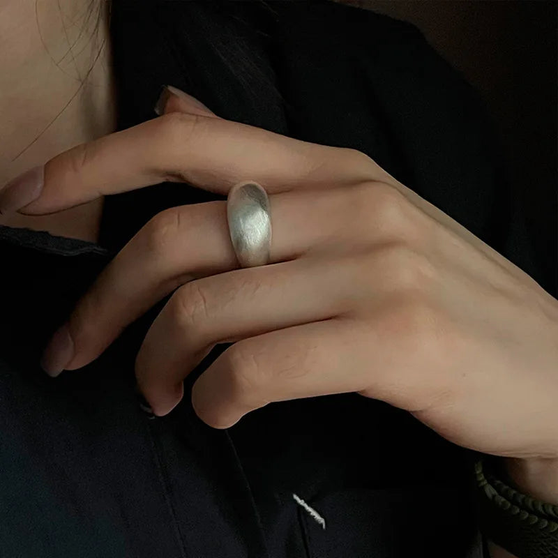Brushed Dome Ring